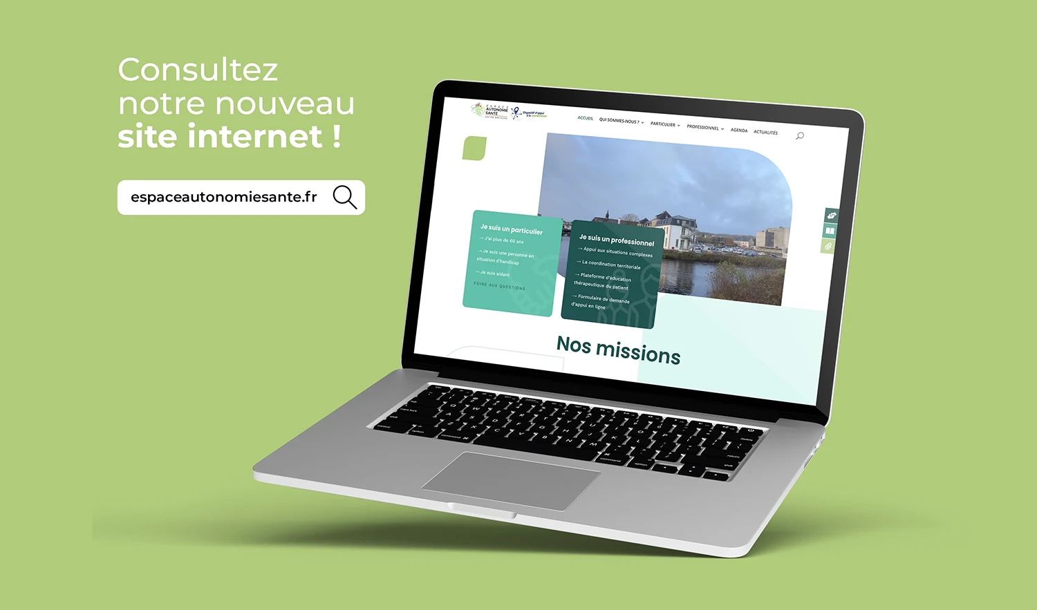nouveau site internet espace autonomie centre bretagne par agence web creation de site internet breizh tandem pontivy